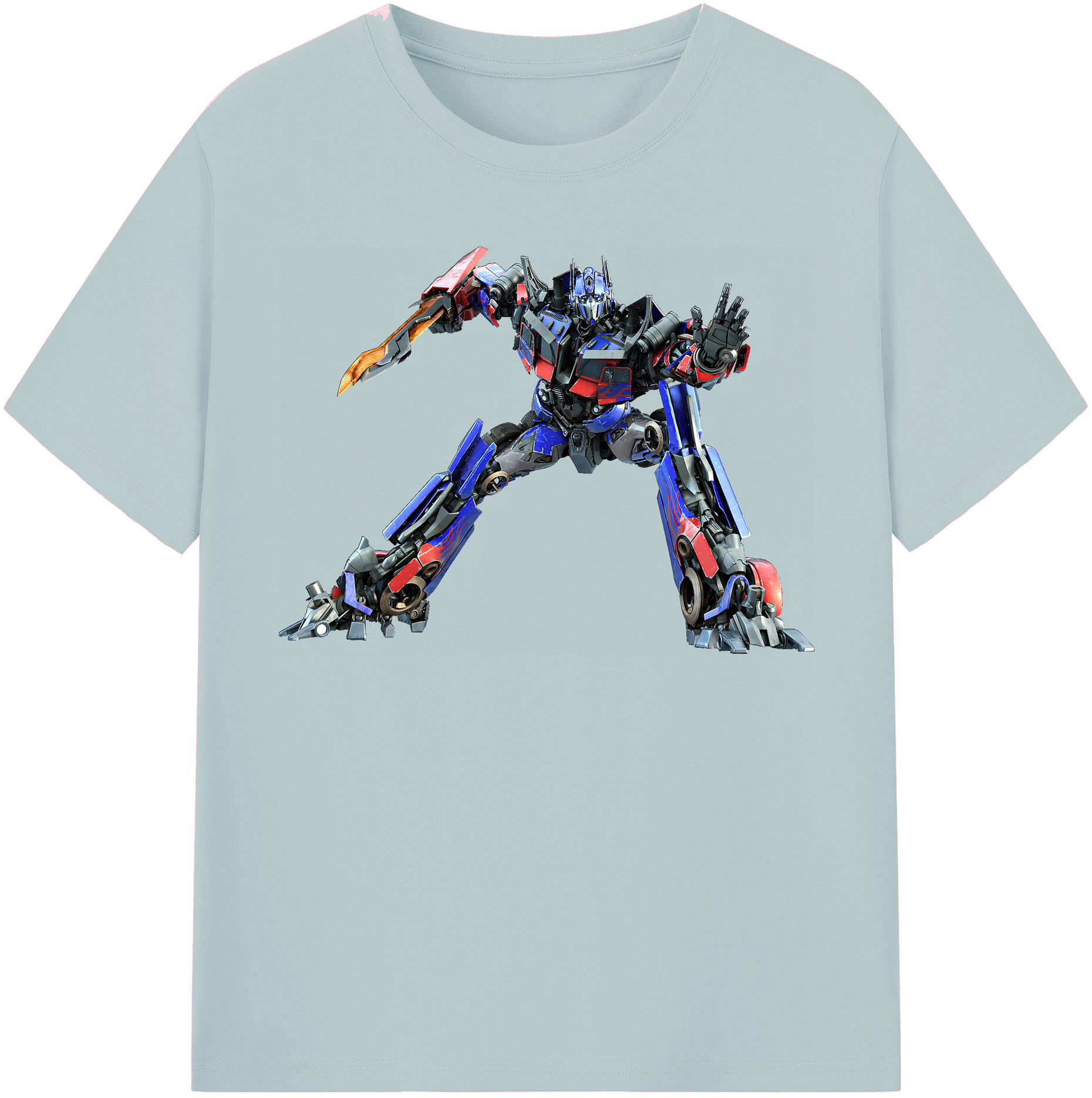 （画像用） Transformers トランスフォーマー 綿100％半袖Tシャツ（フロントプリント）